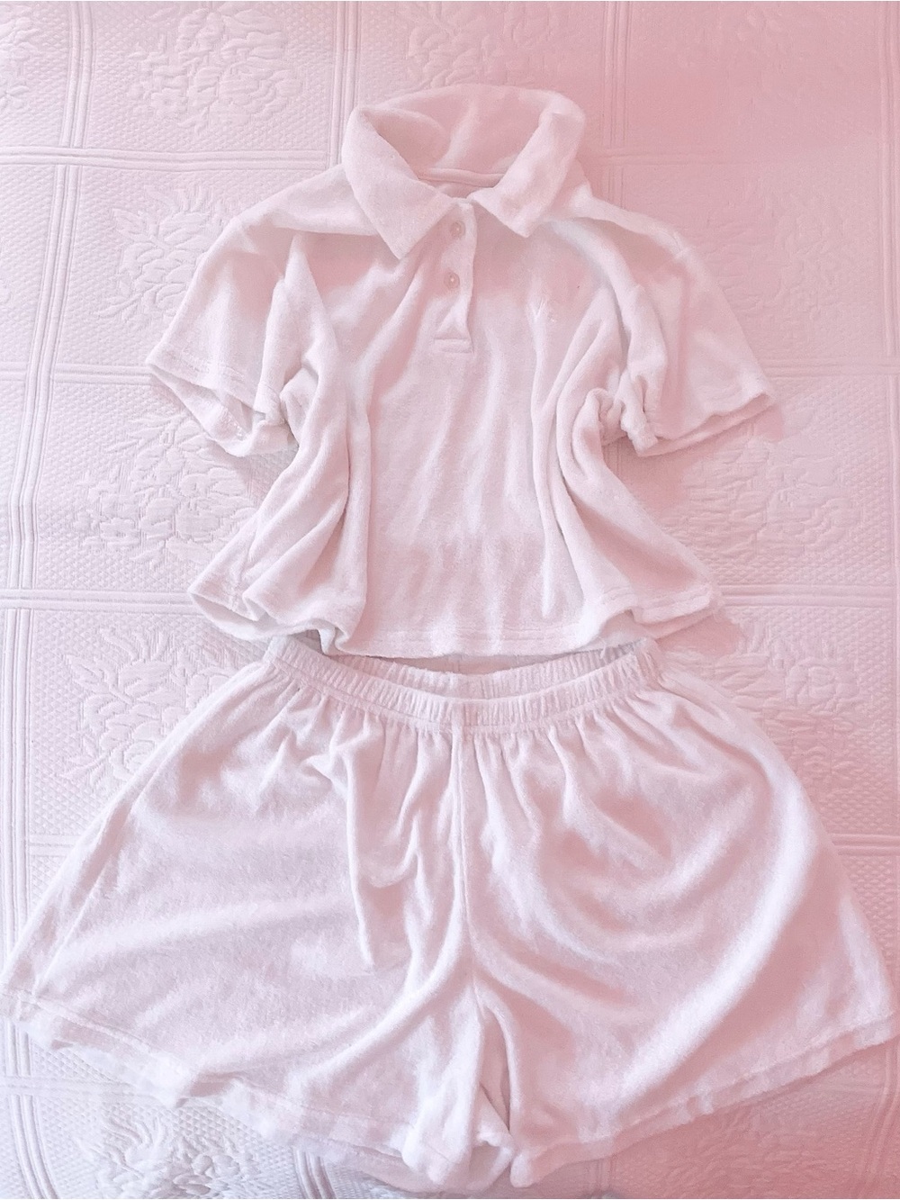 ྀིྀིྀིྀིྀི vintage victoria’s secret country terry cloth pj set